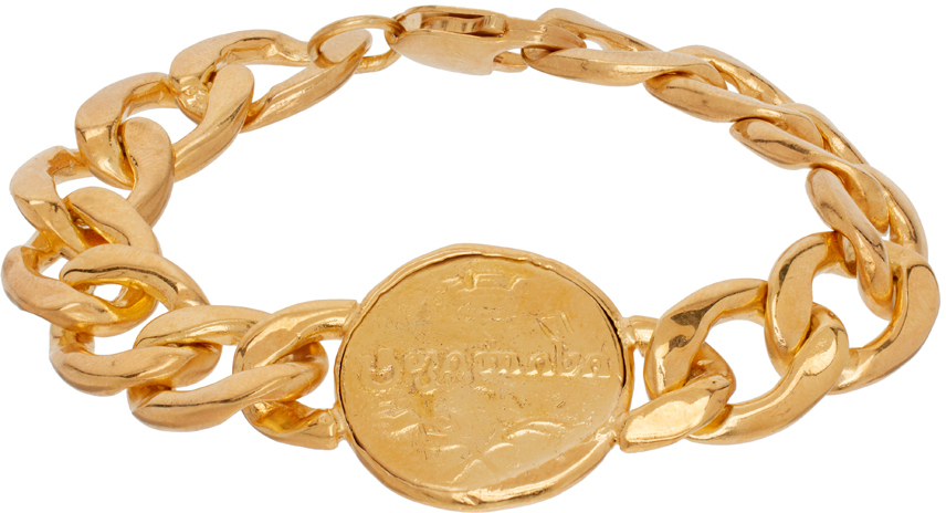 Monetiforme Edition Curb Chain Bracelet Ssense Uomo Accessori Gioielli Bracciali 