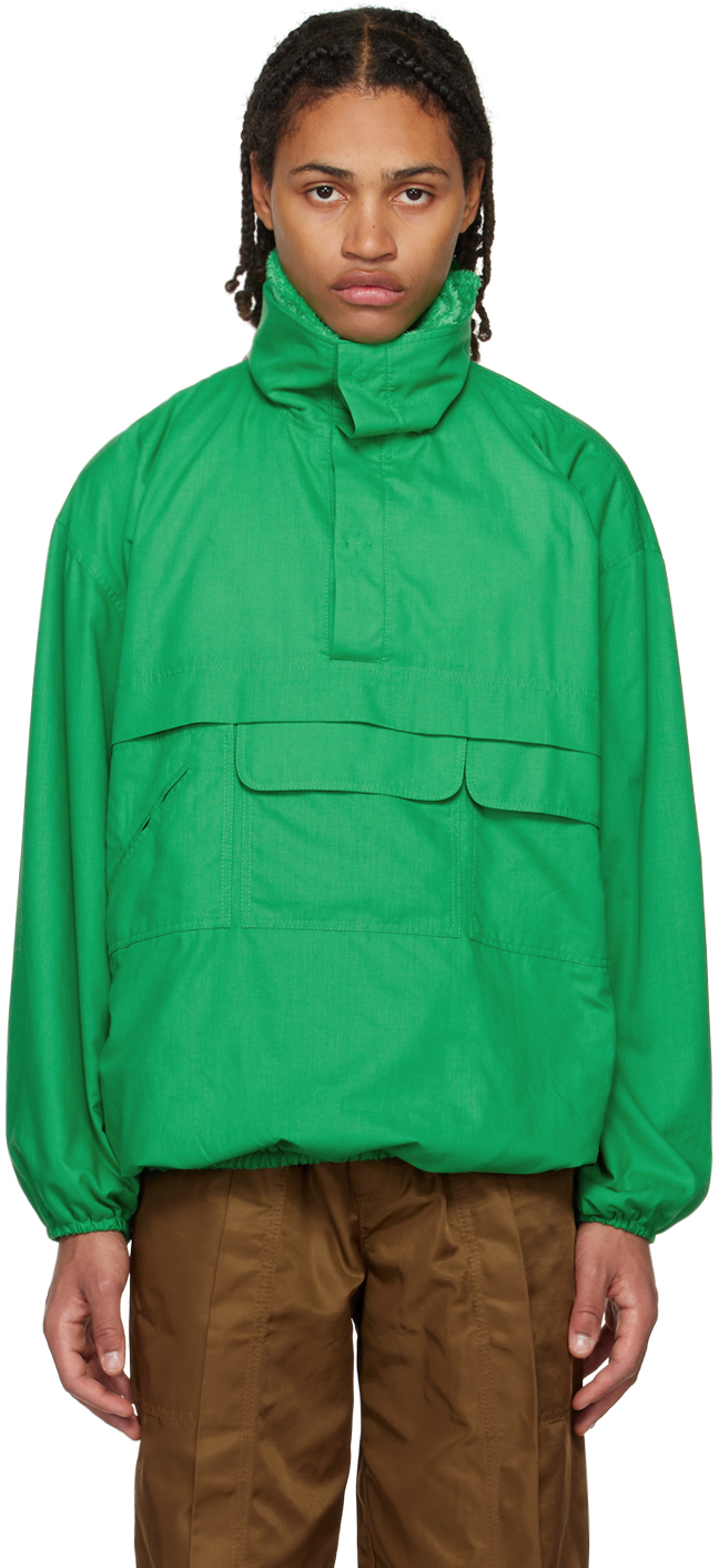 Situationist Ssense Exclusive Green Reversible Jacket