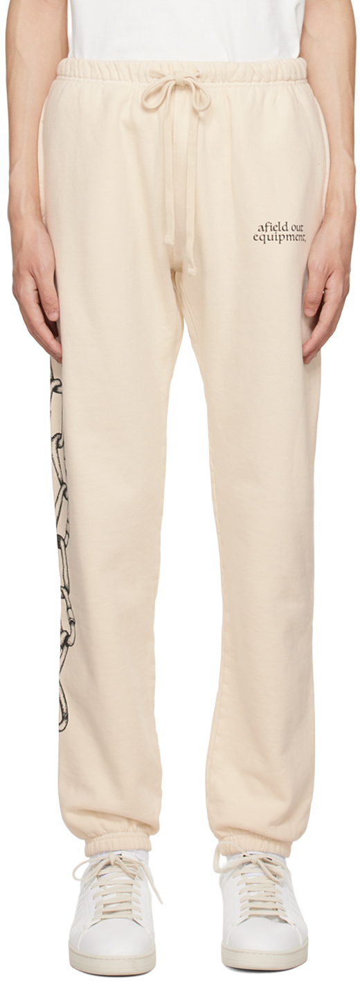 Afield Out Off-White Bone Chains Lounge Pants