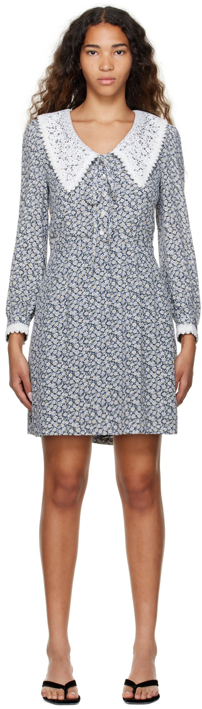 Navy deals daisy dress