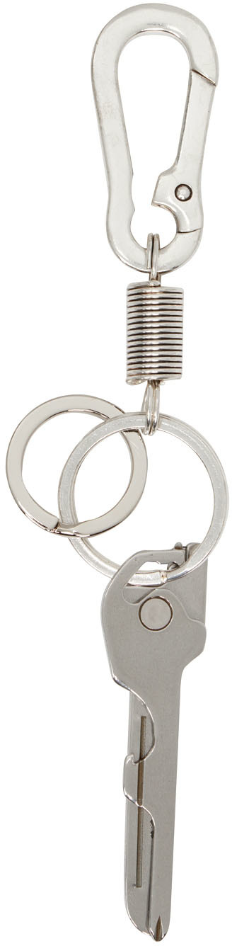 Silver Sora Utility Keychain by Martine Ali on Sale