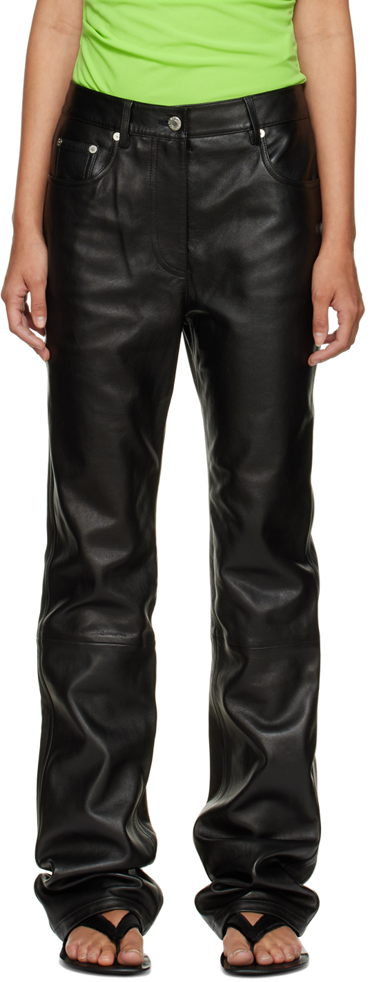 Buy  nanushka faux leather pants  Very cheap 