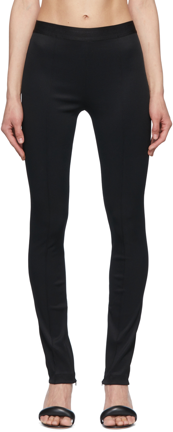 Black Viscose Leggings