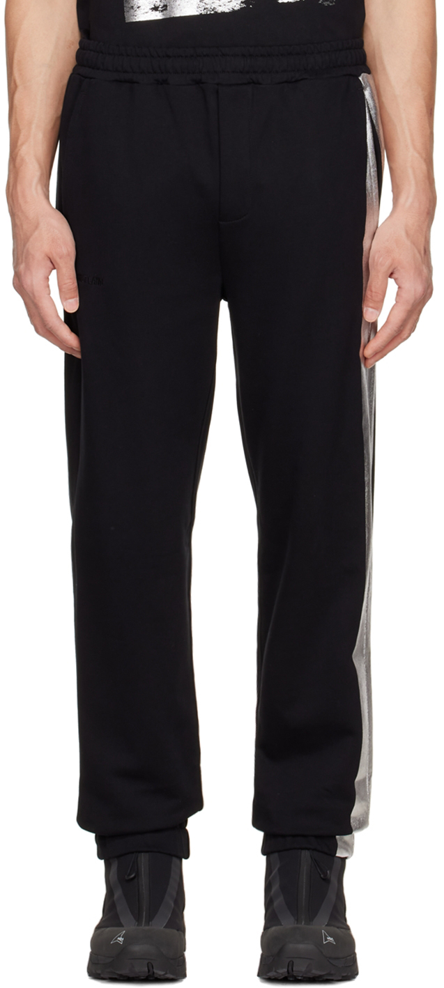 Black Cotton Lounge Pants