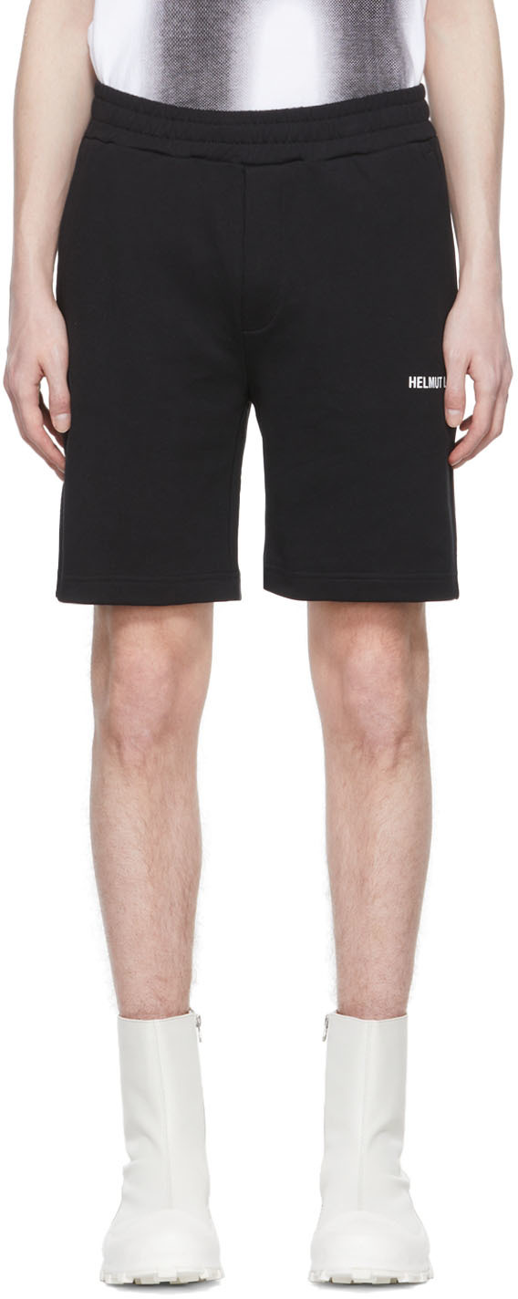 Helmut Lang Black Cotton Shorts