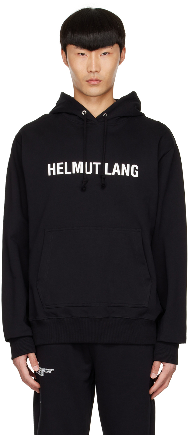 Helmut Lang Black Cotton Hoodie