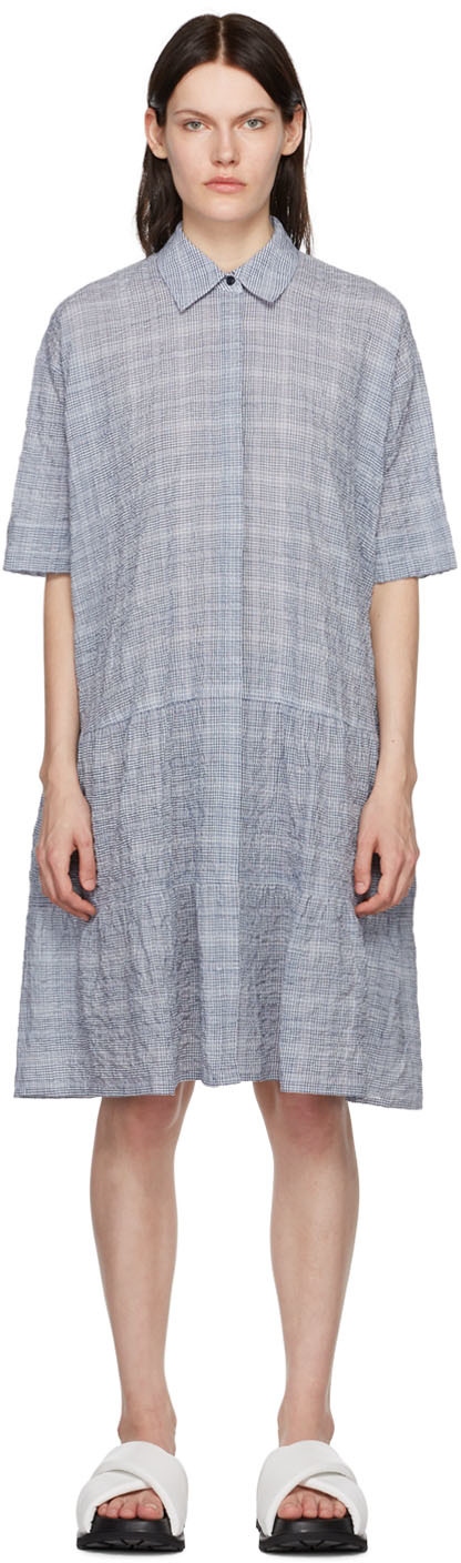 Blue Luna Check Midi Dress Ssense Donna Abbigliamento Vestiti Vestiti midi 