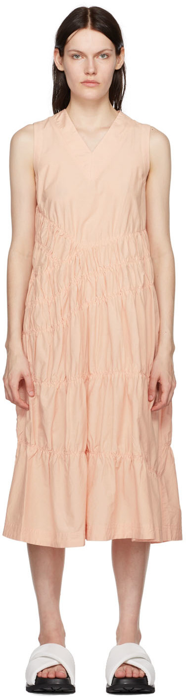 YMC YOU MUST CREATE PINK FANTASMA MIDI DRESS