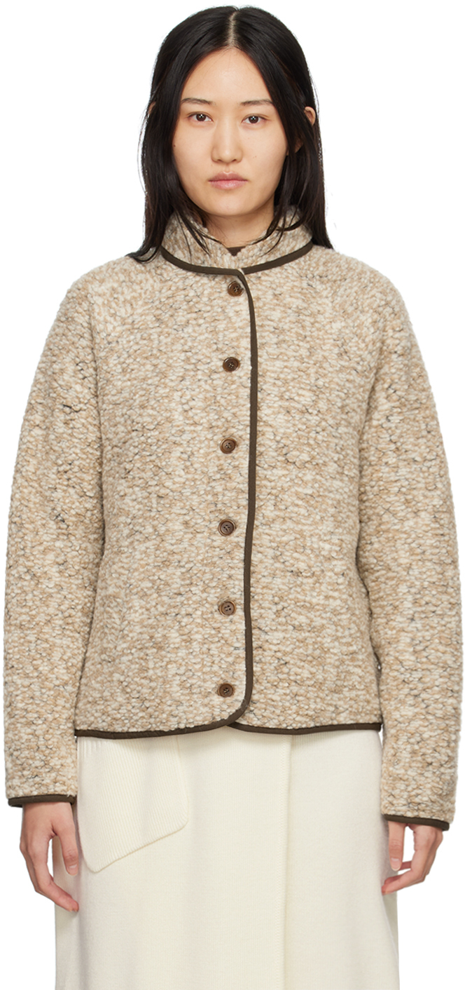Beige Beach Jacket by YMC on Sale