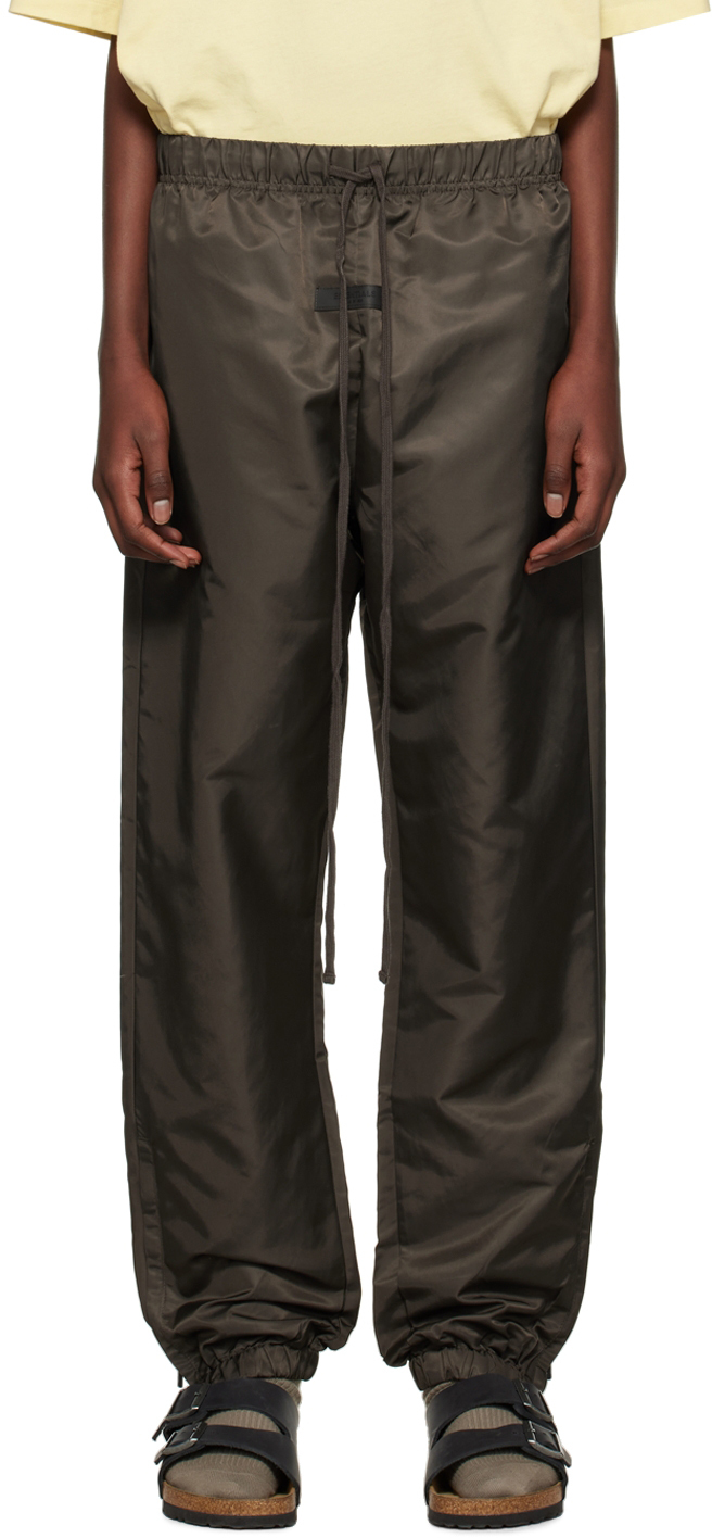 Gray Nylon Lounge Pants