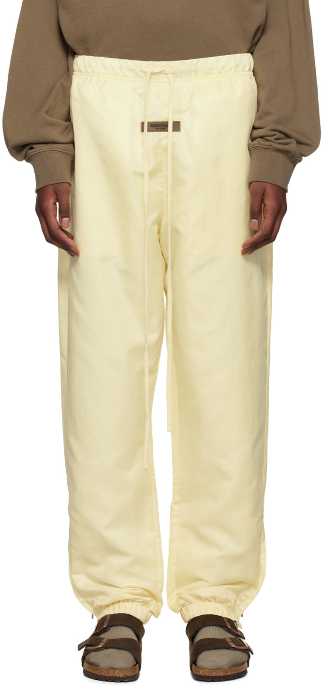 Yellow Nylon Lounge Pants