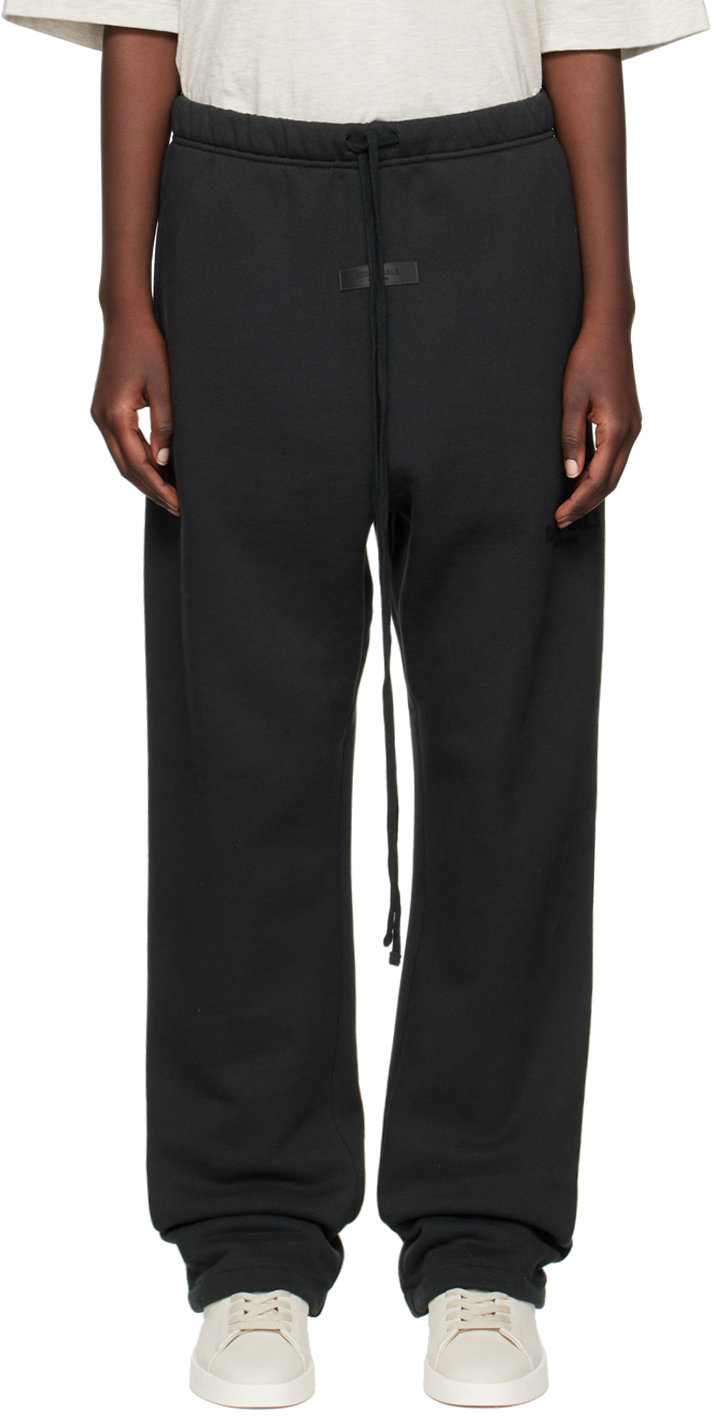 Black Relaxed Lounge Pants