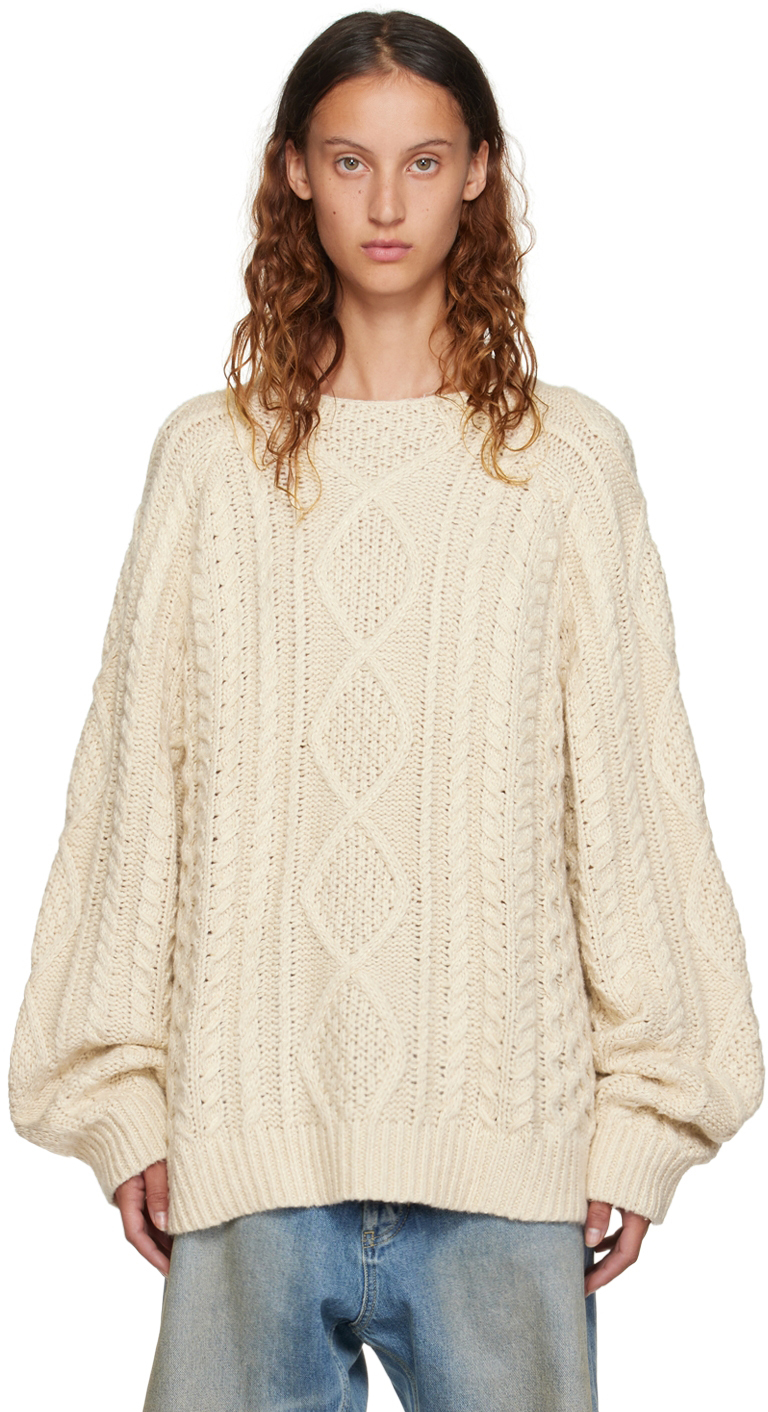 Essentials Off-White Raglan Sweater