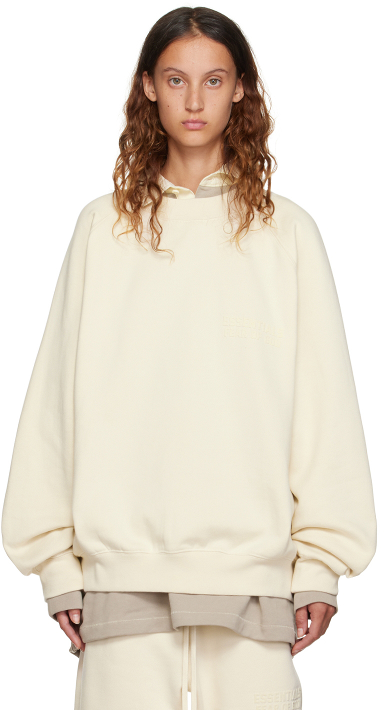 Brown Crewneck Sweatshirt by Fear of God ESSENTIALS on Sale