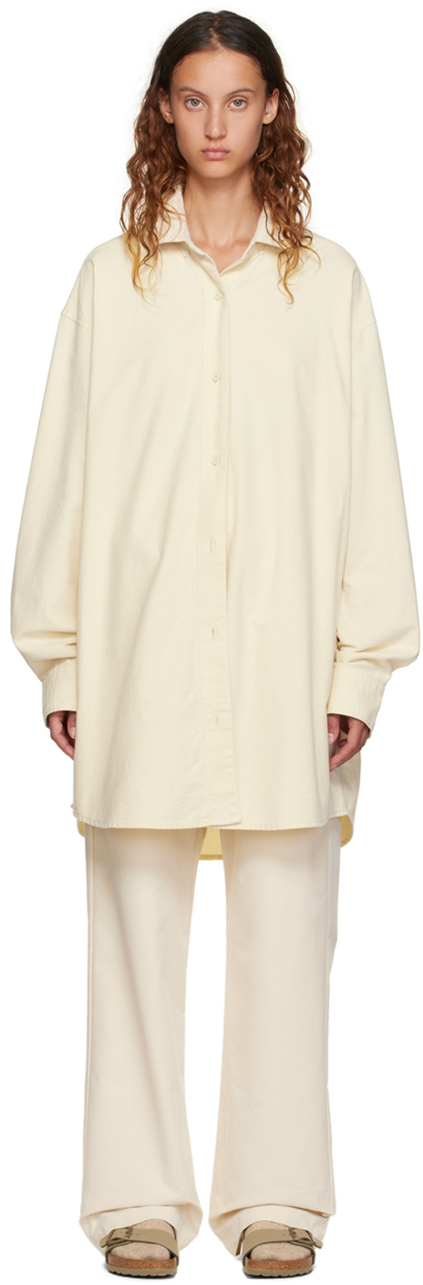 Essentials Off-White Cotton Shirt