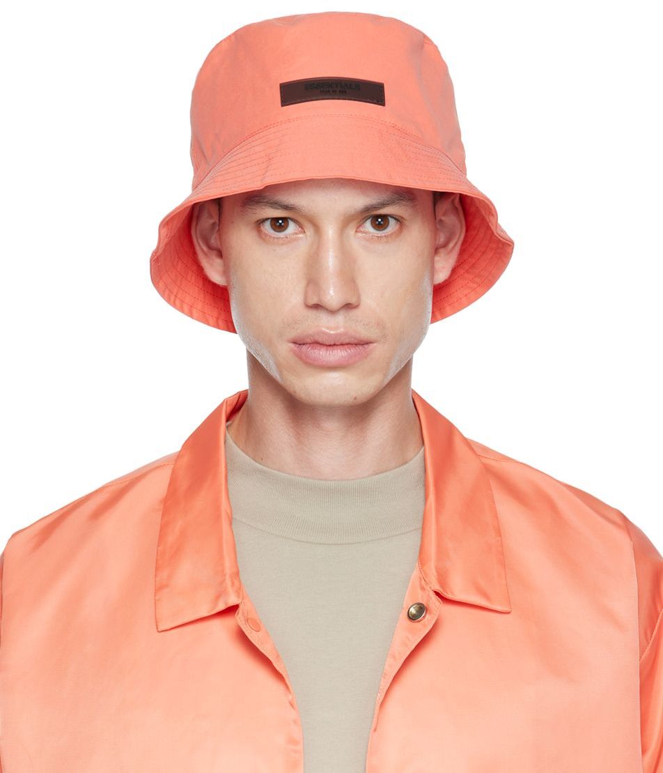 Pink Cotton Bucket Hat