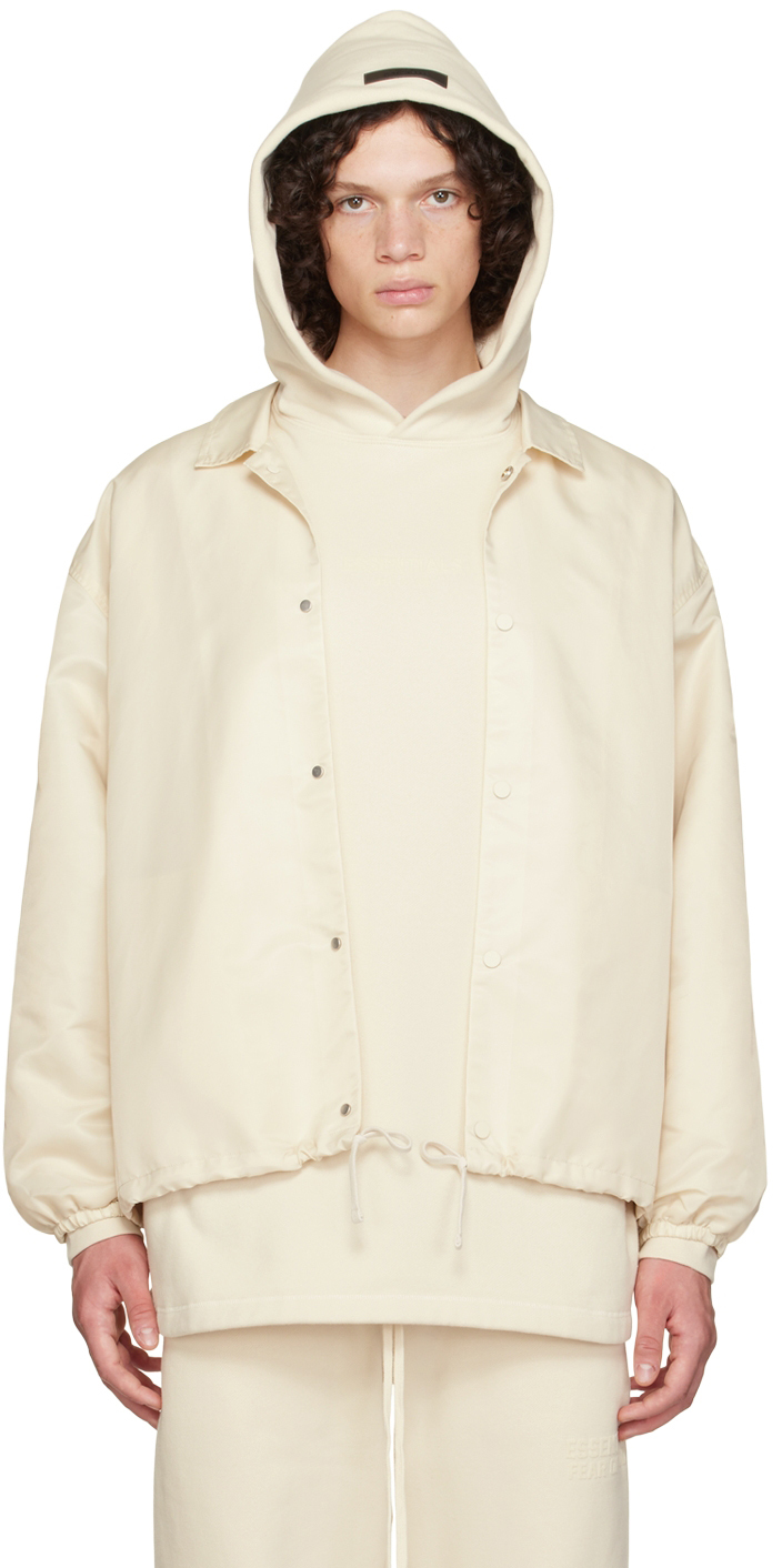 Essentials Off-White Nylon Jacket