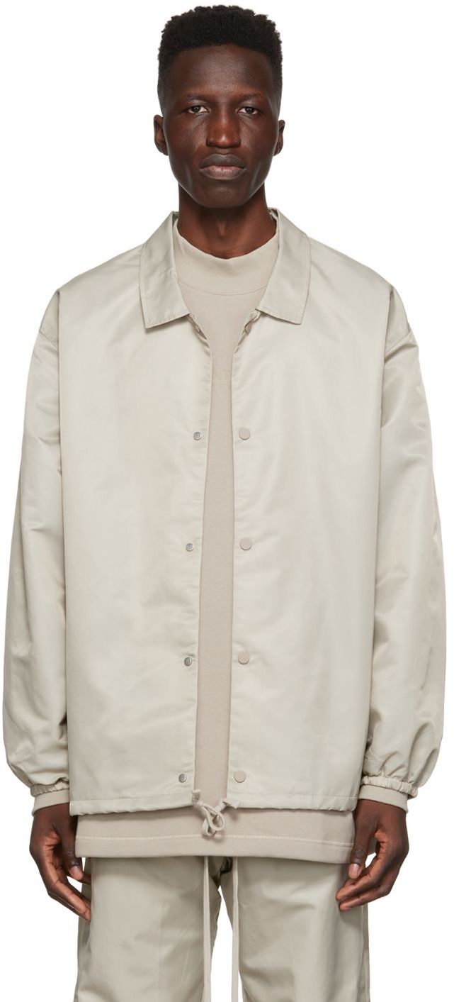 Essentials Gray Nylon Jacket