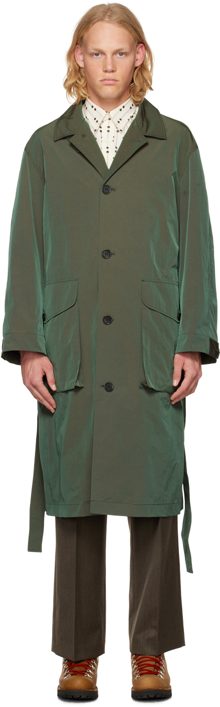 YMC: Green Rider Tonic Coat | SSENSE