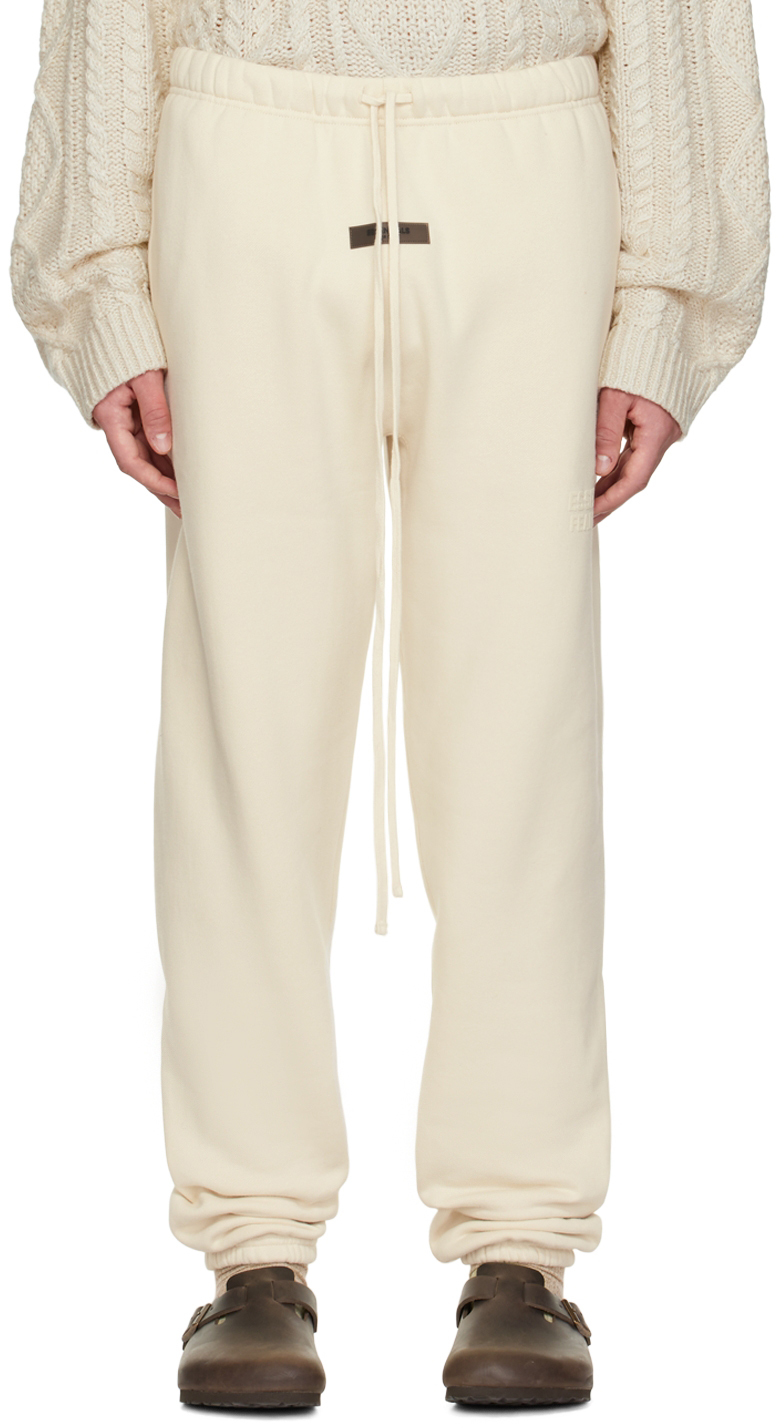 Off-White Drawstring Lounge Pants by Fear of God ESSENTIALS on Sale