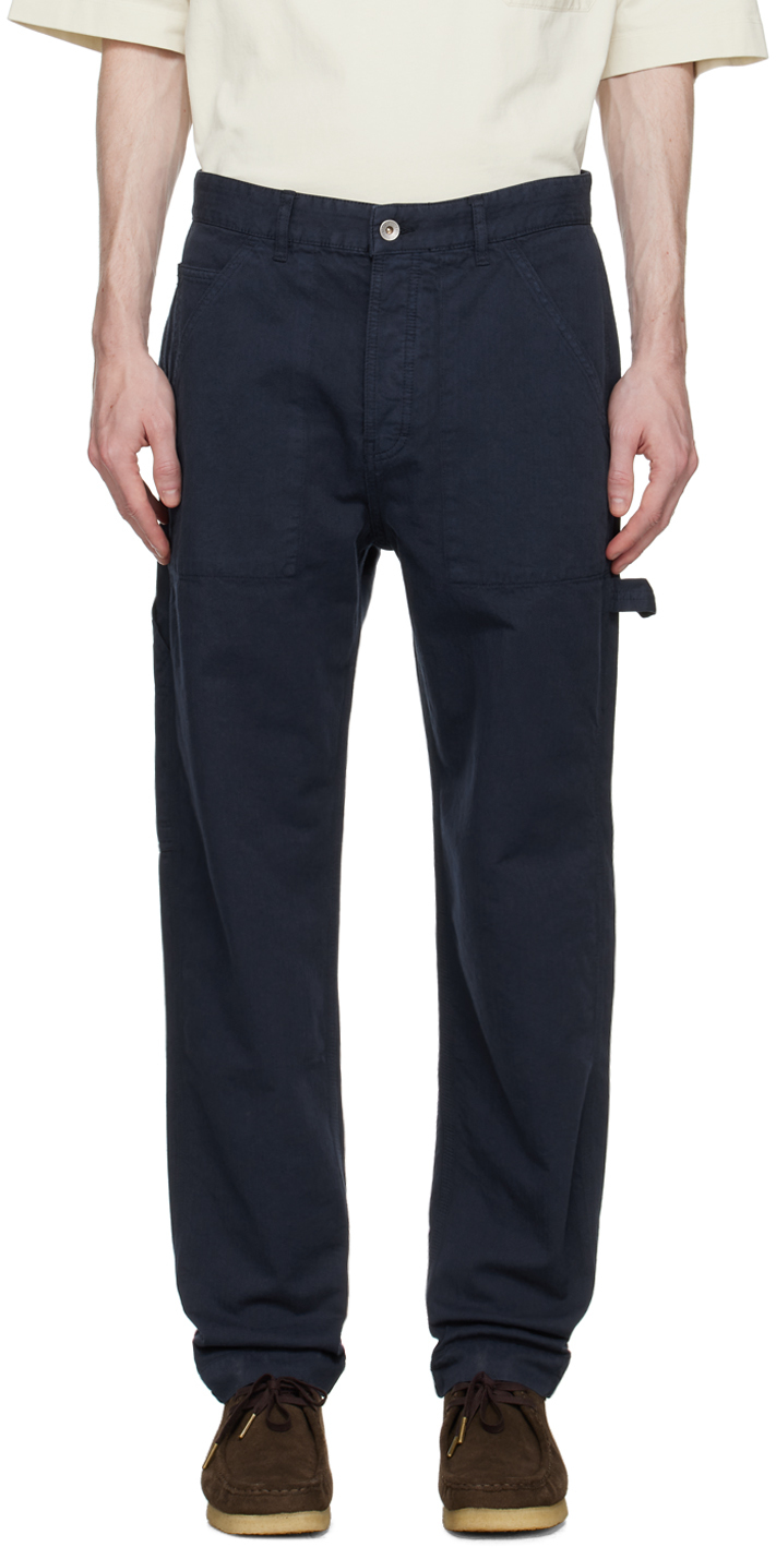 YMC Navy Painter Trousers SSENSE UK