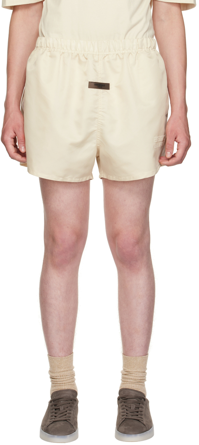 Essentials Off-White Nylon Shorts