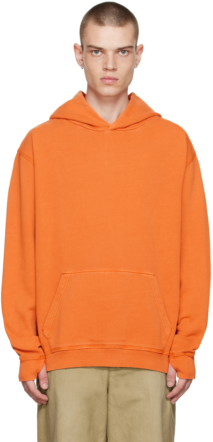 Orange Trugoy Hoodie by YMC on Sale