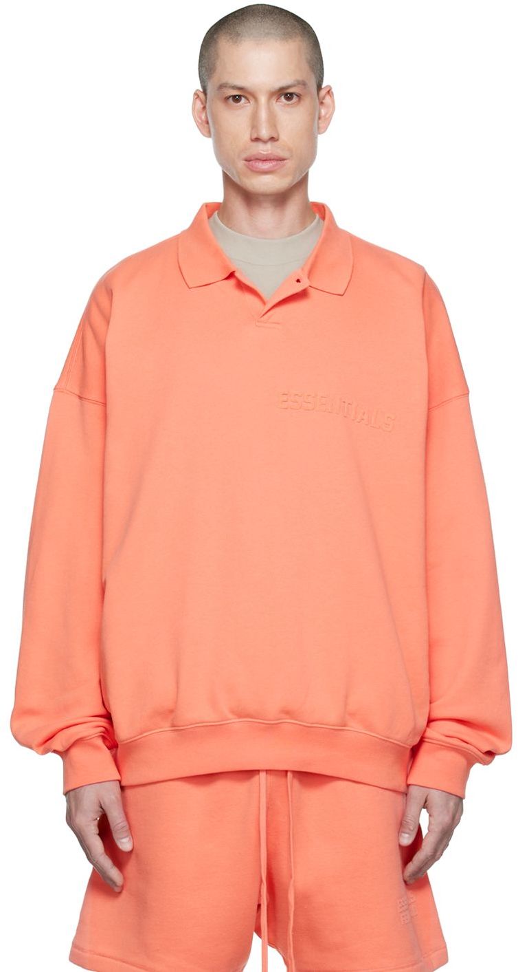 Pink Long Sleeve Polo