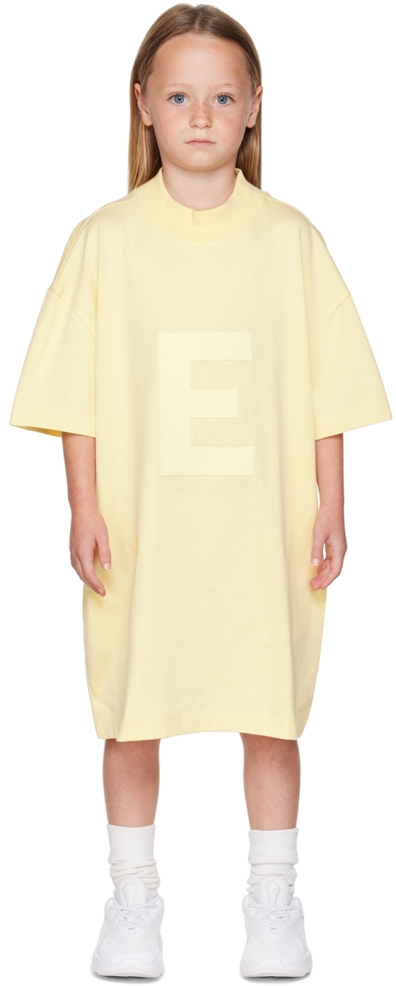 Essentials Kids Yellow 'E' T-Shirt Dress
