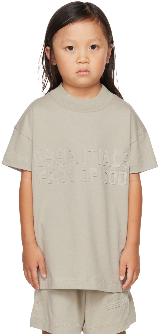 Ssense Abbigliamento Top e t-shirt T-shirt T-shirt a maniche corte Kids Grey Logo T-Shirt 