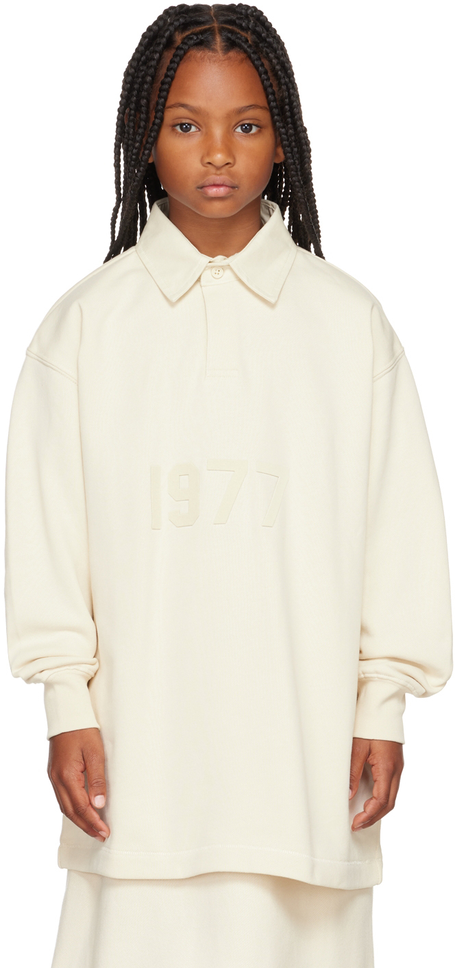 Essentials Kids Off-White '1977' Rugby Polo