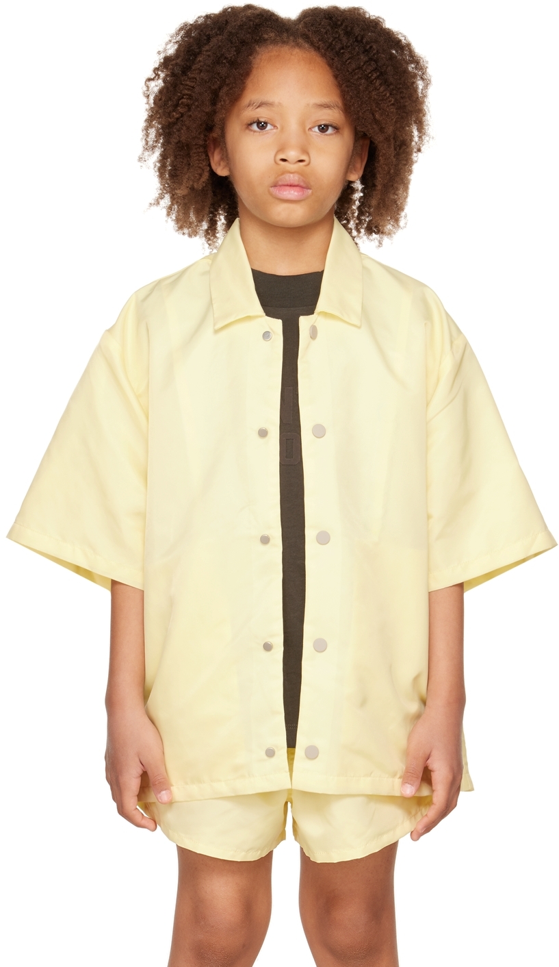 Essentials Kids Yellow Nylon Shirt