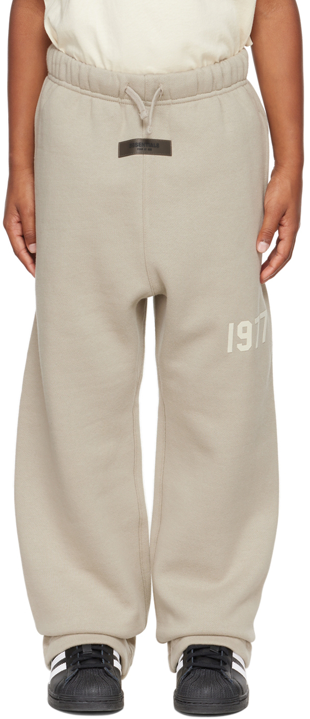 Kids Gray '1977' Relaxed Lounge Pants