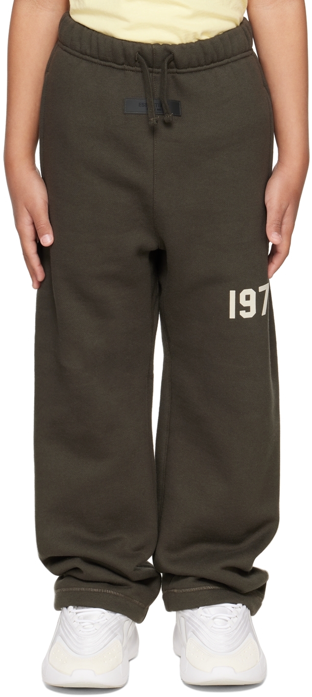Essentials Kids Gray '1977' Relaxed Lounge Pants