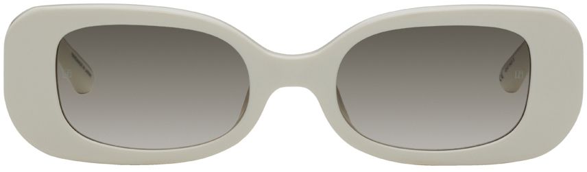 White & Gold Lola Sunglasses