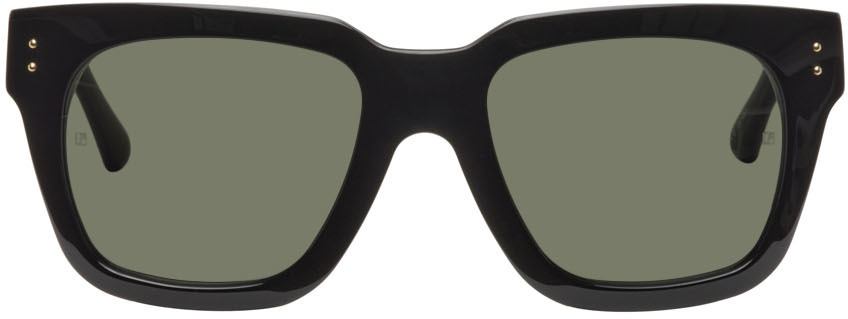 LINDA FARROW Black Max Sunglasses