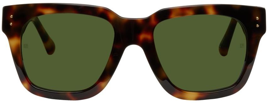 LINDA FARROW Tortoiseshell Max Sunglasses