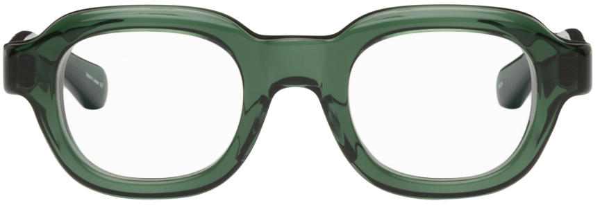 Matsuda: SSENSE UK Exclusive Green M1028 Glasses | SSENSE