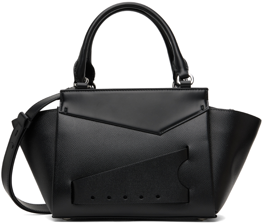 Maison Margiela: Black Snatched Tote Bag | SSENSE Canada