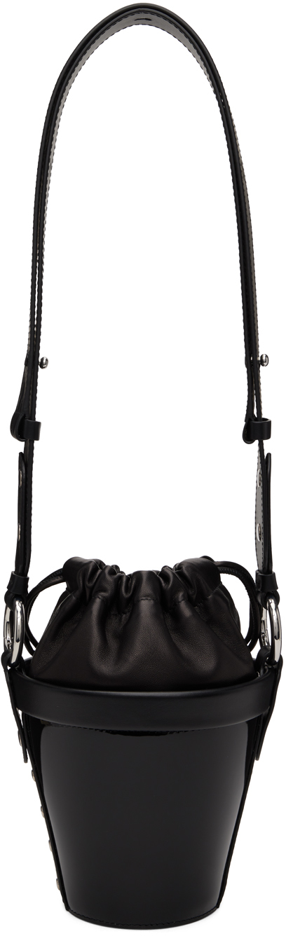 MAISON MARGIELA BLACK MINI FIRE BUCKET BAG