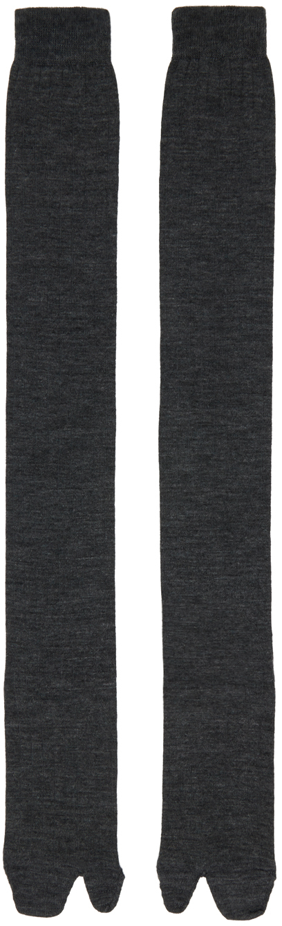 Gray Tabi Socks by Maison Margiela on Sale