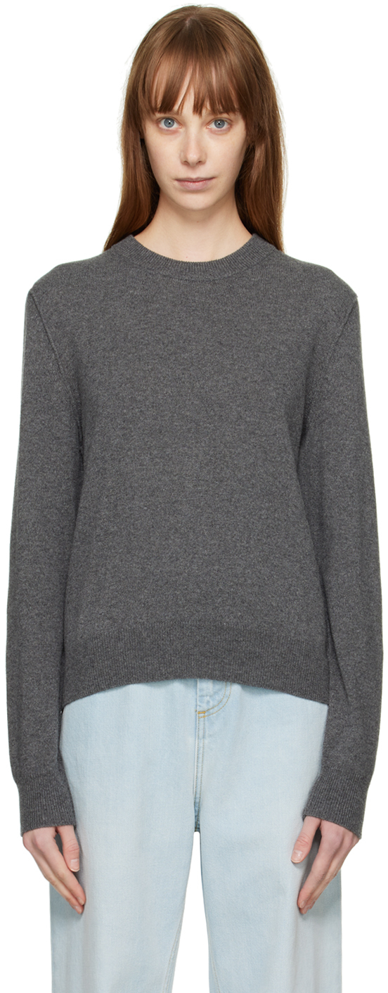 Maison Margiela: Gray Piped Sweater | SSENSE