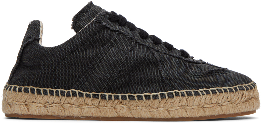 Black Replica Espadrilles