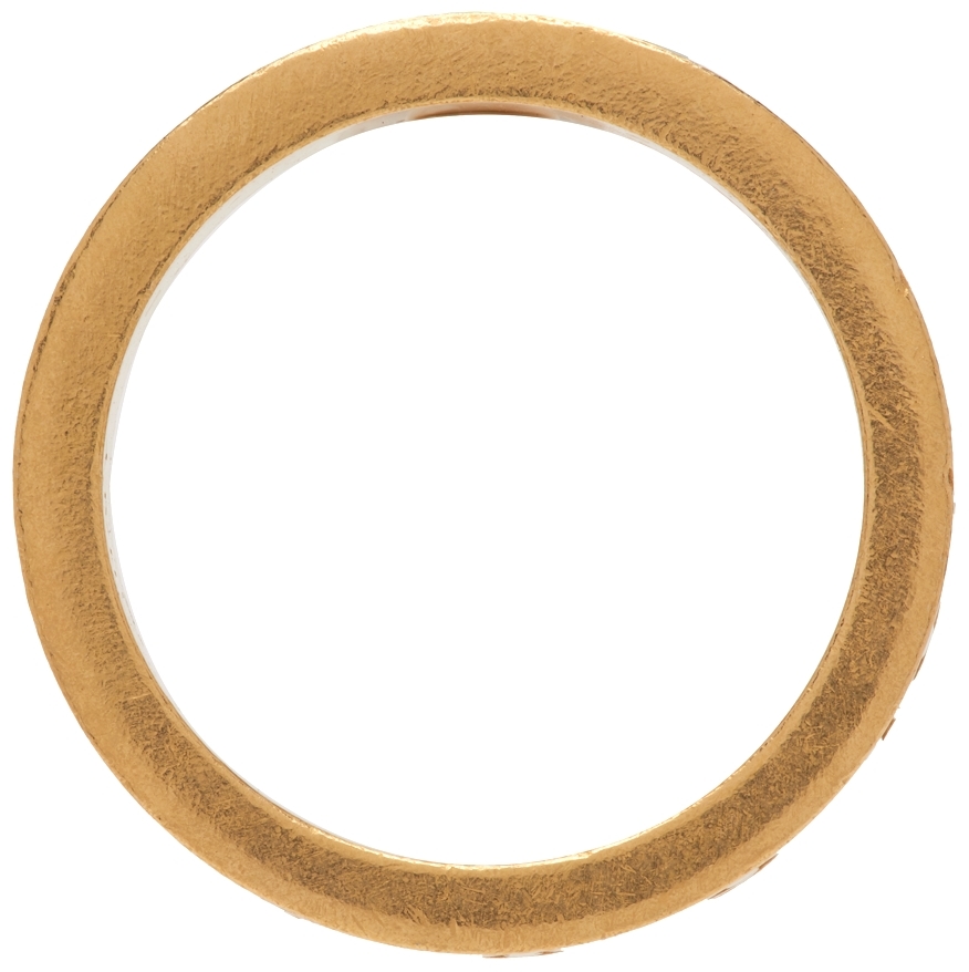 Boucle doreille à anneau texturée acier Maison Margiela pour homme Homme Bijoux 