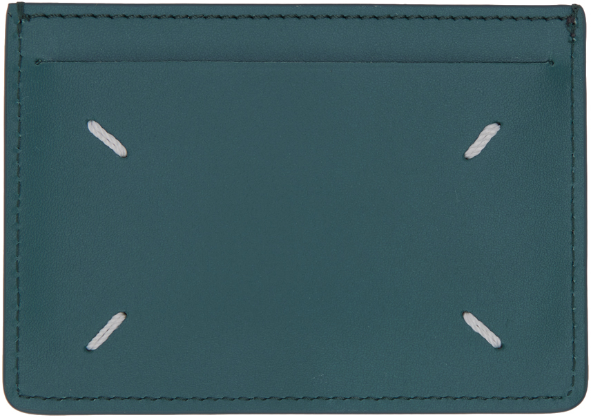 Maison Margiela Blue Leather Cardholder