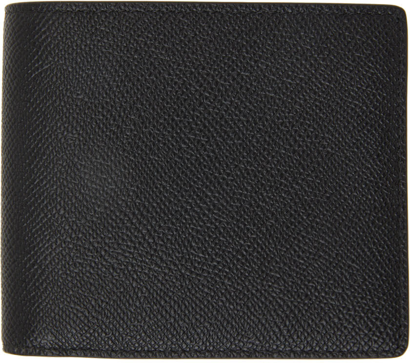 Maison Margiela Black Leather Bifold Wallet