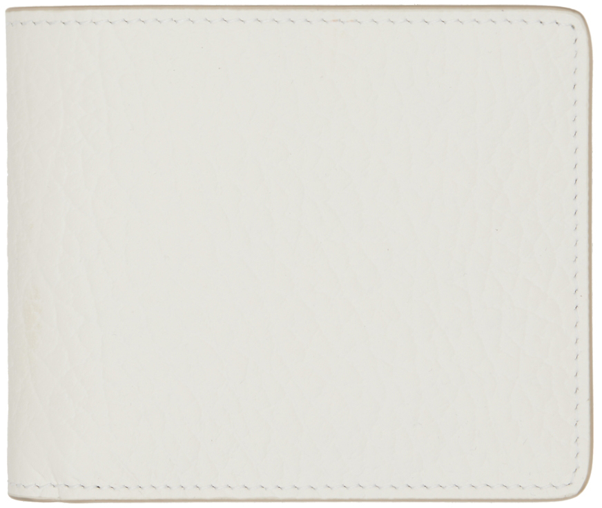 Maison Margiela White Calfskin Bifold Wallet
