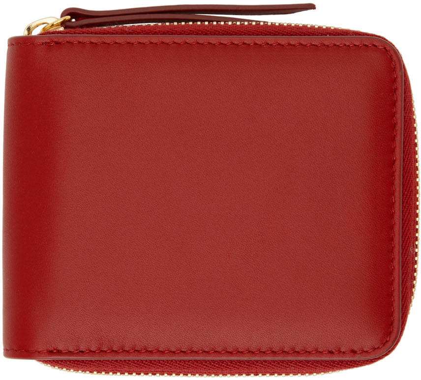 Maison Margiela: Red Zip Wallet | SSENSE