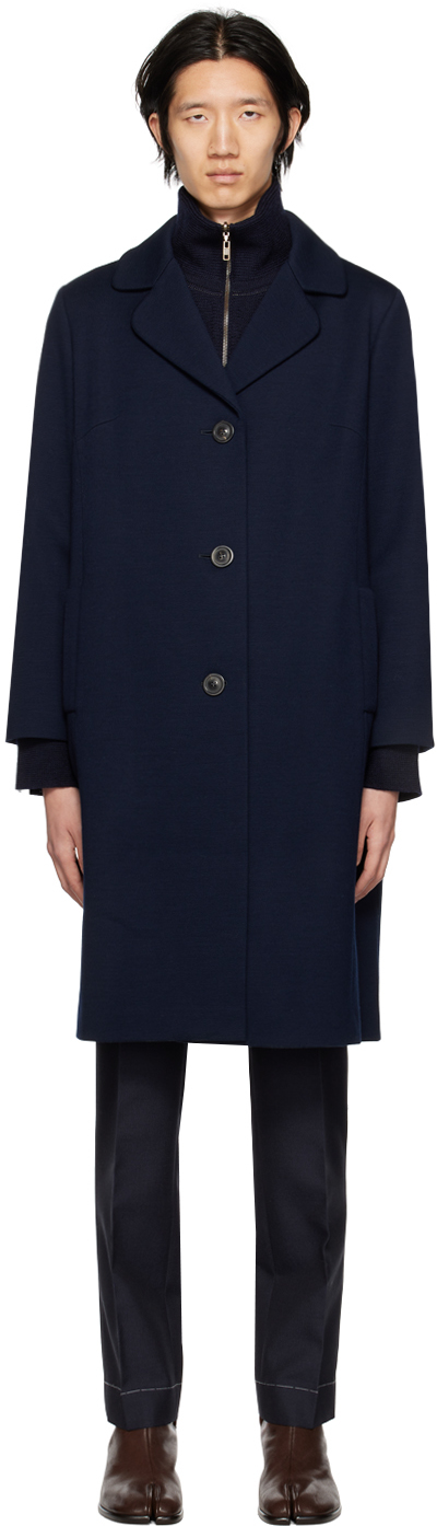 Navy Milano Coat