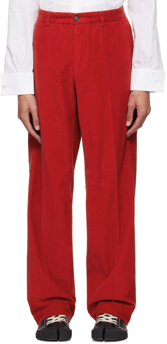 Double Belt Loop Trousers, Ivory – SourceUnknown